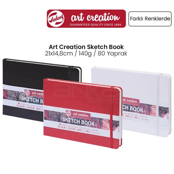 Talens Art Creation Sketch Book 21x14,8cm 140g 80 Yaprak - 1