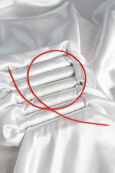 Mıknatıslı Kırmızı Renk Sarmal Kadın Bileklik - TJ-BB6976 - Resim 2