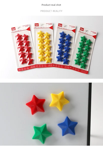 Manyetik Çıkartmalar - Mavi Parmak - 2.6cm - 10 Adet - 9