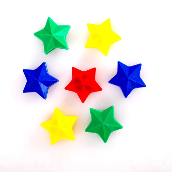 Manyetik Çıkartmalar - Mavi Parmak - 2.6cm - 10 Adet - 4