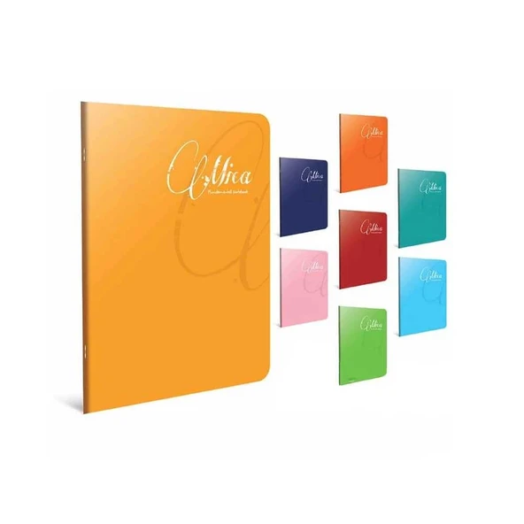 Gıpta Mica Tel Dikişli Plastik Kapak Çizgili Defter A4 60 Yaprak - Resim 2