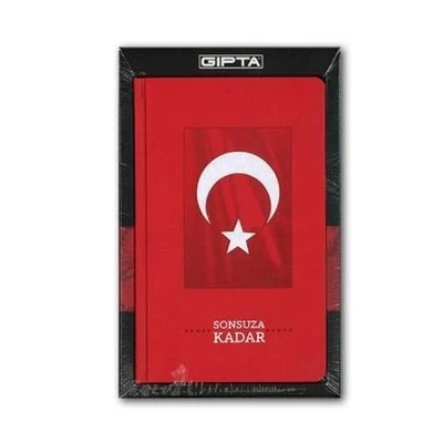 GIPTA SONSUZA DERİ KAPAK DEFTER 13x21 ÇİZGİLİ 120 YAPRAK (6501)