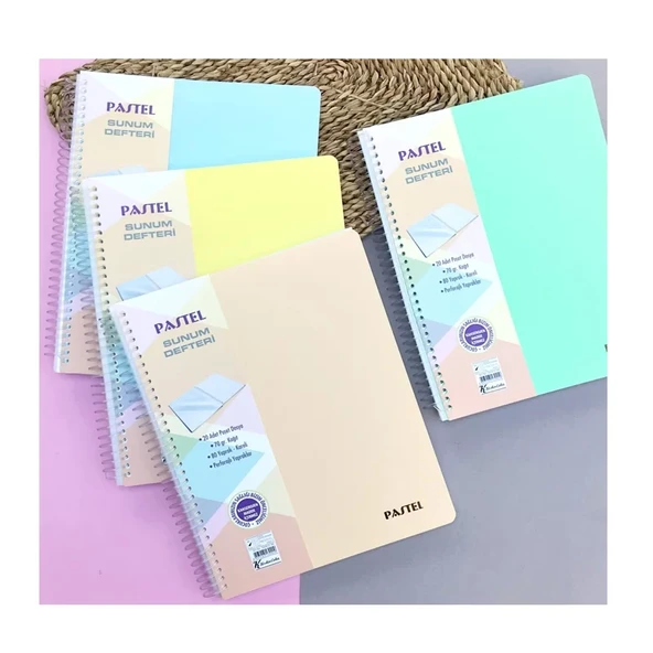 KESKİN PASTEL PROJE SUNUM DEFTERİ A4 KARELİ 80 YAPRAK (353402) ürün görseli