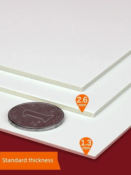 Siyah A2 Karton - 2.6mm - 5 Sayfa - 5