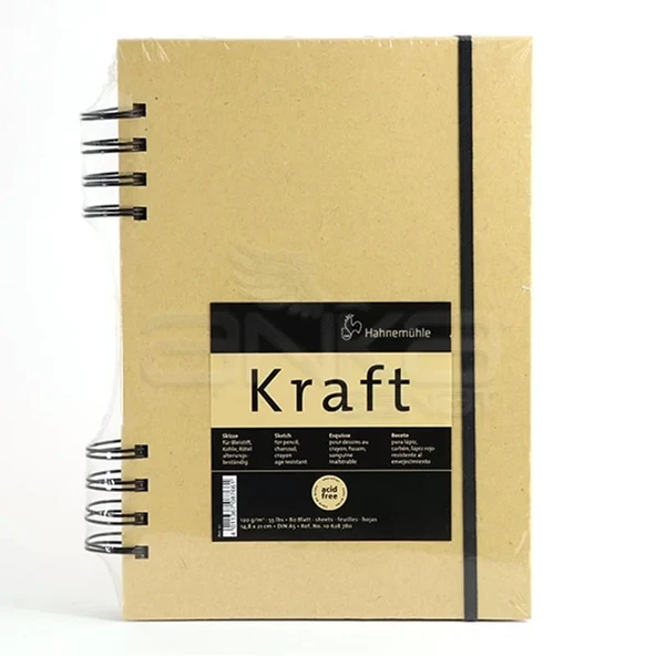 Hahnemühle Kraft Çizim Defteri 120g 80 Yaprak A5 - Resim 2