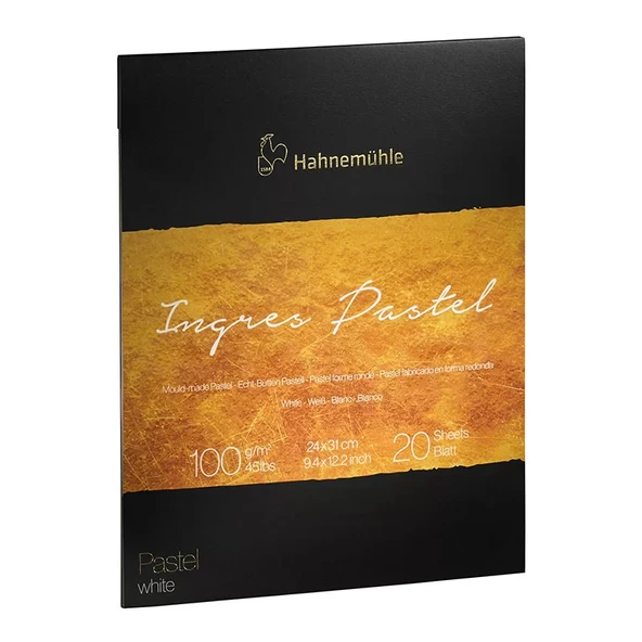 Hahnemühle Ingres Pastel Defteri 100g 24x31cm 20 Yaprak Beyaz ürün görseli