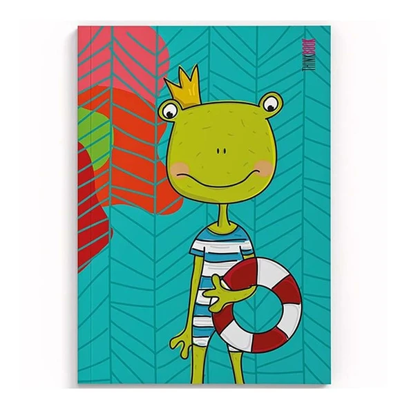 Thinkbook 13x21 Renkli Yaz Minnak Kurbağa ürün görseli