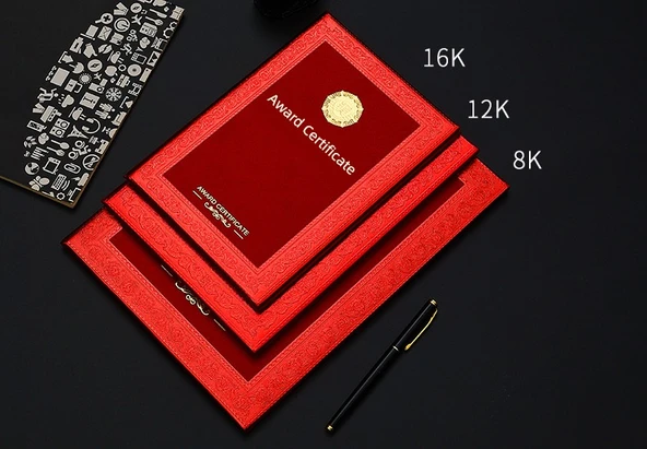 Ödül Sertifikası 85 Serisi Büyük 8K - 25.5x18cm - 8K Çekirdekli - 11