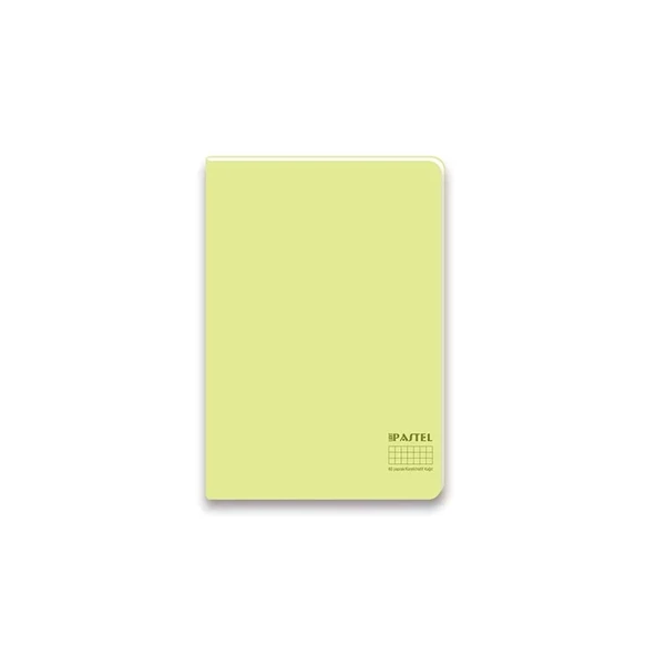 Keskin Pastel Light Pp.Kapak Dikişli Defter A4 60yp.Kareli 335212 - Resim 3
