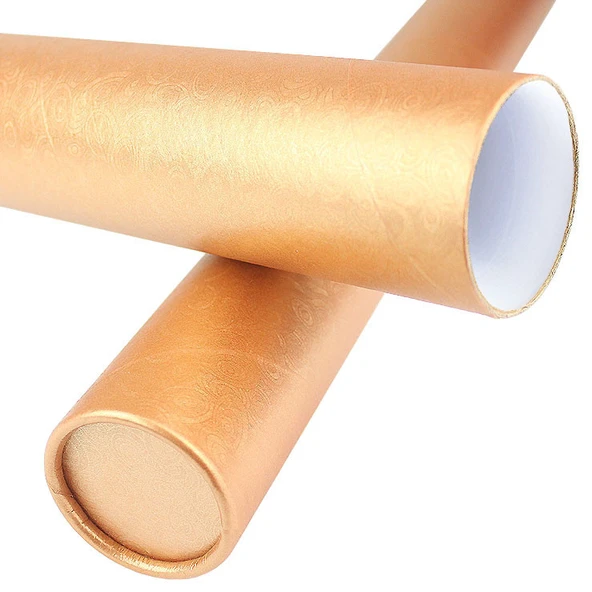 Sanat Çin Resmi Taşınabilir Kağıt Tüp Hediye Kutusu - Çap 6*52cm (uzatılmış 90cm) - 2