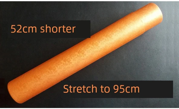 Sanat Çin Resmi Taşınabilir Kağıt Tüp Hediye Kutusu - Çap 6*62cm (uzatılmış 110cm) - 7