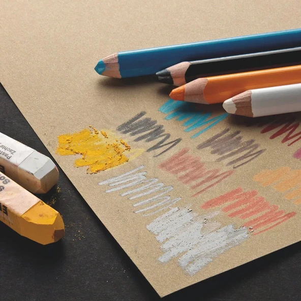 Fabriano Toned Paper Çizim Defteri 120g 50 Yaprak 21x29.7cm Sand - Resim 3