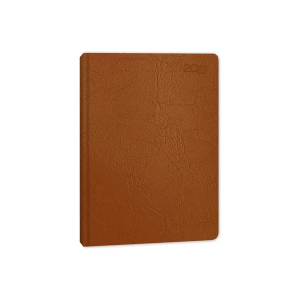 2024 AJANDA KESKİN 832900 GÜNLÜK AJANDA 14x20 TERMO DERİ TABA - 2