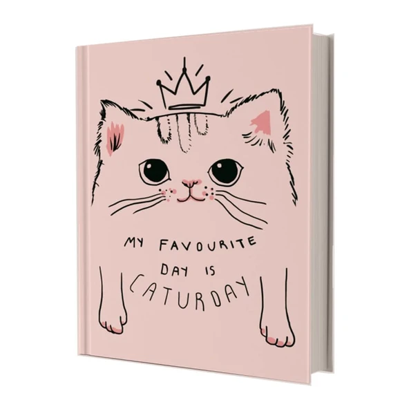 Deffter Caturday Çizgili Defter 14x20 cm 96 Yaprak 64626-5 ürün görseli