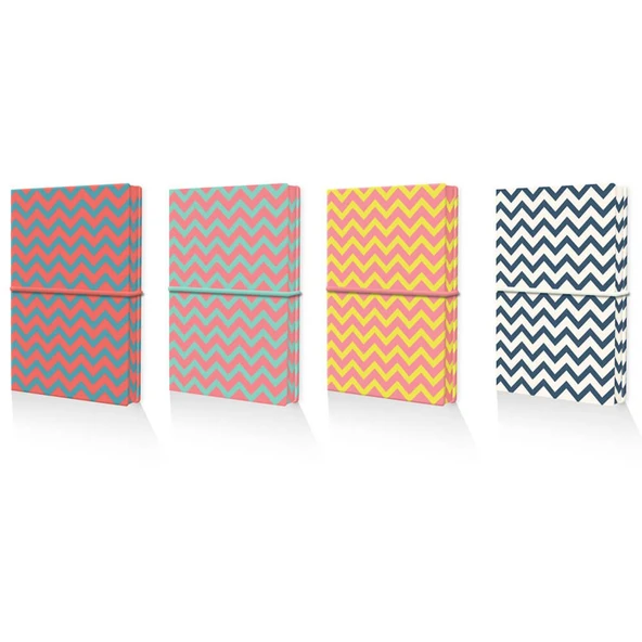 Mopak Suni Deri Zigzag Desen 14x20 Cm Çizgili 96 yp. 0019 - 2