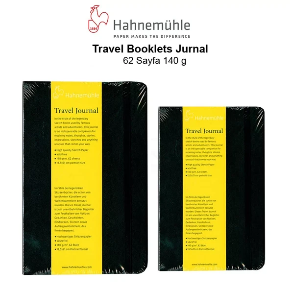 Hahnemühle Travel Booklets Jurnal 62 Yaprak 140 g ürün görseli