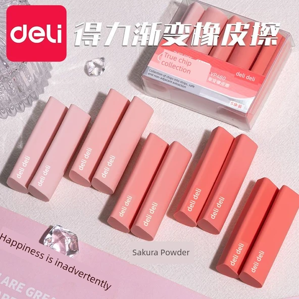 Su Damlası Silgi - 10'lu Paket - Kiraz Çiçeği + Su Gökyüzü Mavisi - 11