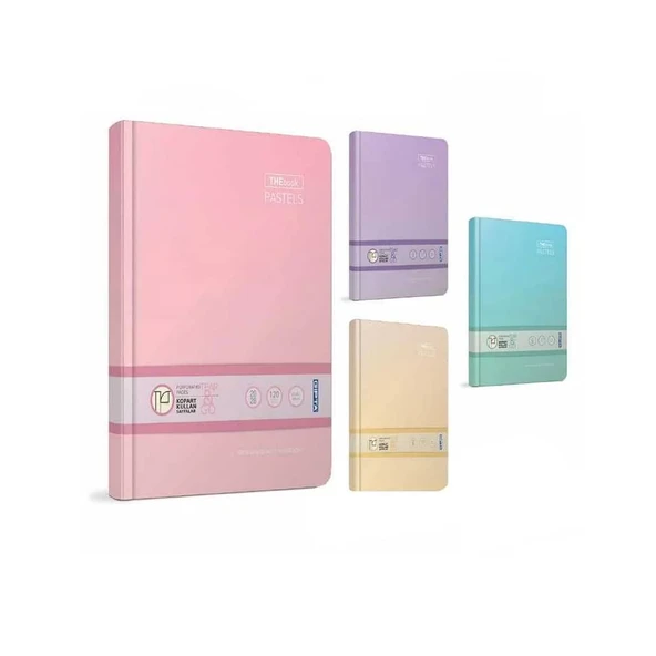 Gıpta Thebook Pastels İplik Dikişli Sert Kapak Defter 20 x 28-160 Yaprak ürün görseli