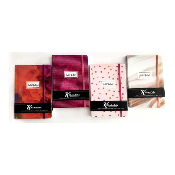 Keskin 14x20 Lastikli Ciltli Daily Journal 80 Yaprak Noktalı Defter 383923-99 ürün görseli