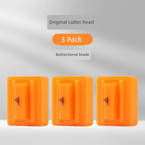 A4 Kağıt Kesme Bıçağı - İki Yönlü Kesme Başlığı 3 Paket