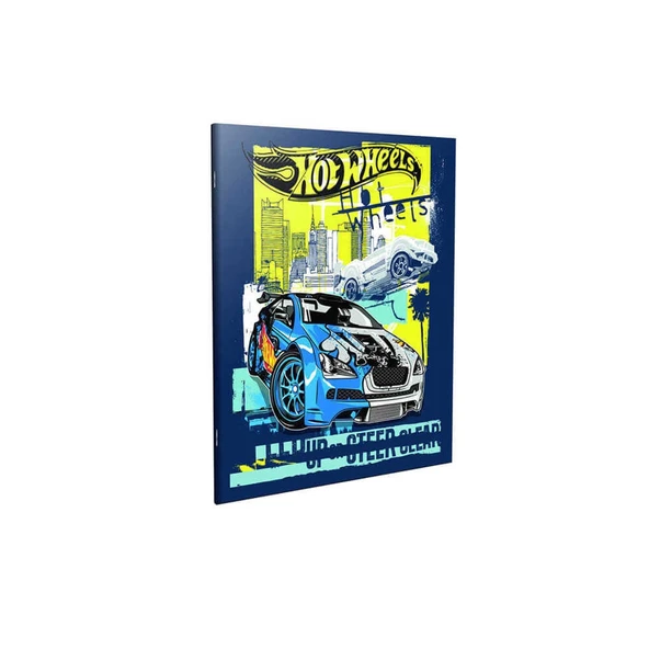 Gıpta Hot Wheels Tel Dikişli Karton Kapak Defter A6 48 Yaprak - 2