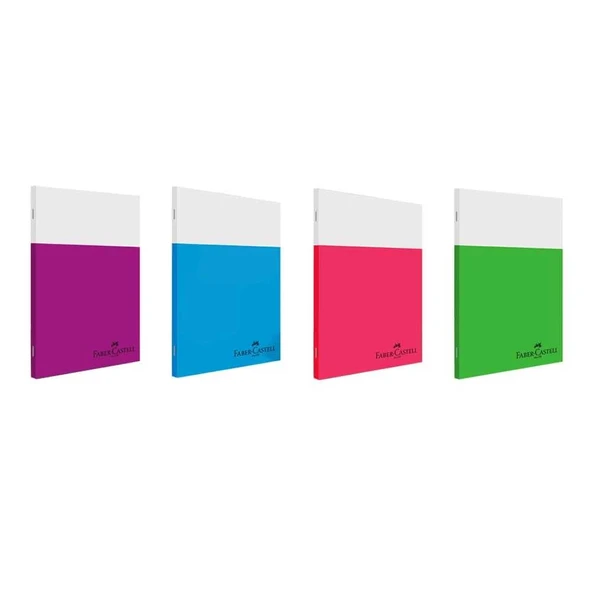 Faber Castell Smart Dikişli Plastik Kapak Kareli Defter A4 60 Yaprak - 2