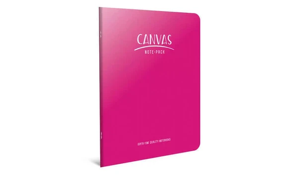 Gıpta Canvas Tel Dikişli Polipropilen Kapak Defter A4 80 Yaprak Kareli ürün görseli