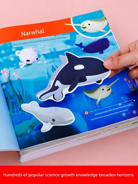 Octonauts Çocuklar için Çıkartmalı Kitap - Denizaltı Küçük Sütun Manyetik Bulmaca - 4