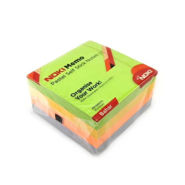 Noki Küp Blok Memo 75x75 mm Pastel - 2