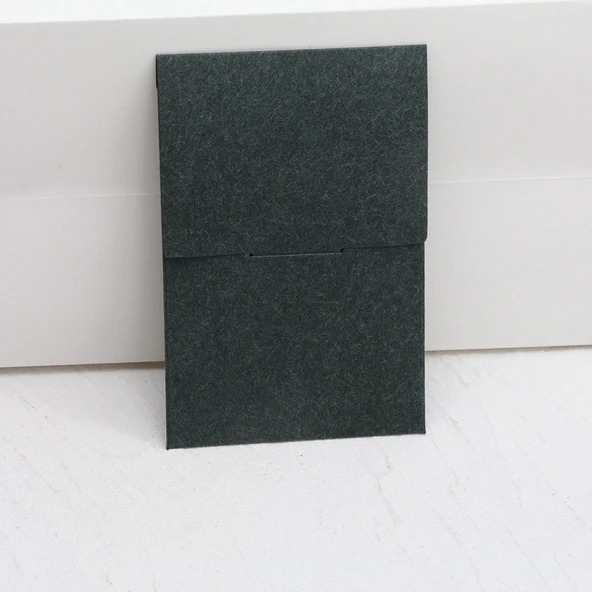 Mini Ambalaj Torbası - Siyah Kağıt - 8 x 12 cm