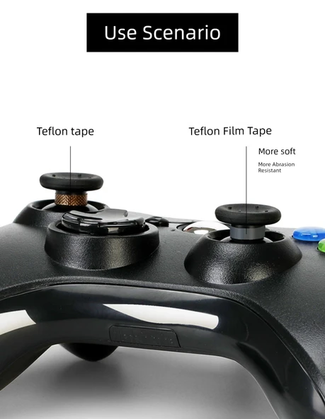 Klavye Teflon Bandı - 0.18mm x 10mm x 10m - Klavye Uydu Mil için - 7