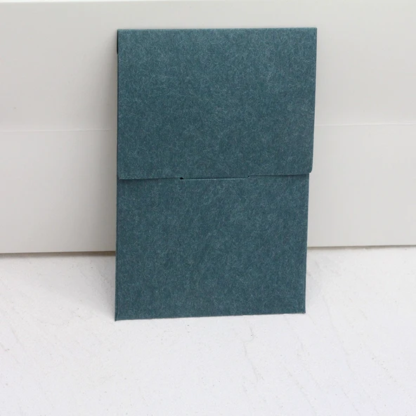 Mini Ambalaj Torbası - Mavi Kağıt - 8 x 12 cm