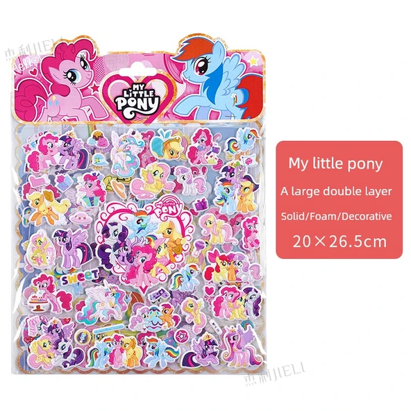 Pony Polly Büyük Çift Katmanlı Köpük Çıkartma