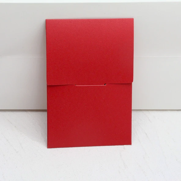 Mini Ambalaj Torbası - İpeksi Şarap Kırmızı - 8 x 12 cm