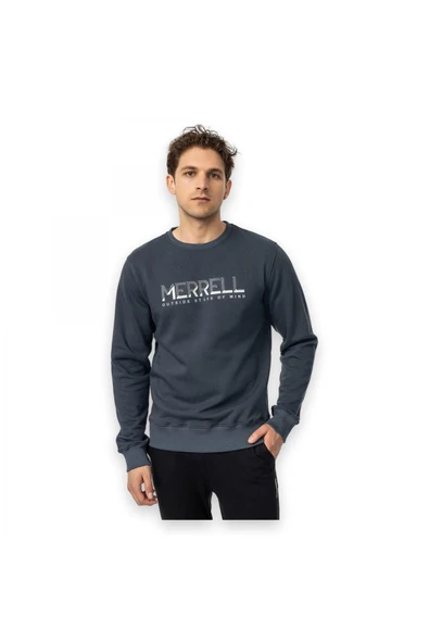 M25smithm Outdoor Sweat Gri Erkek Sweatshirt