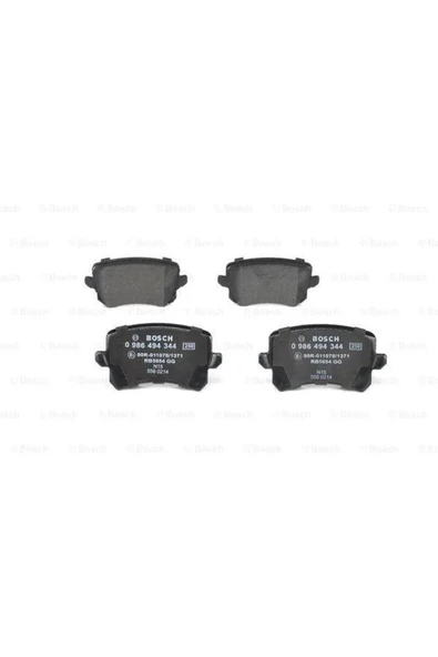 Volkswagen Passat 2005-2010 Model Arası Arka Fren Balata Takımı