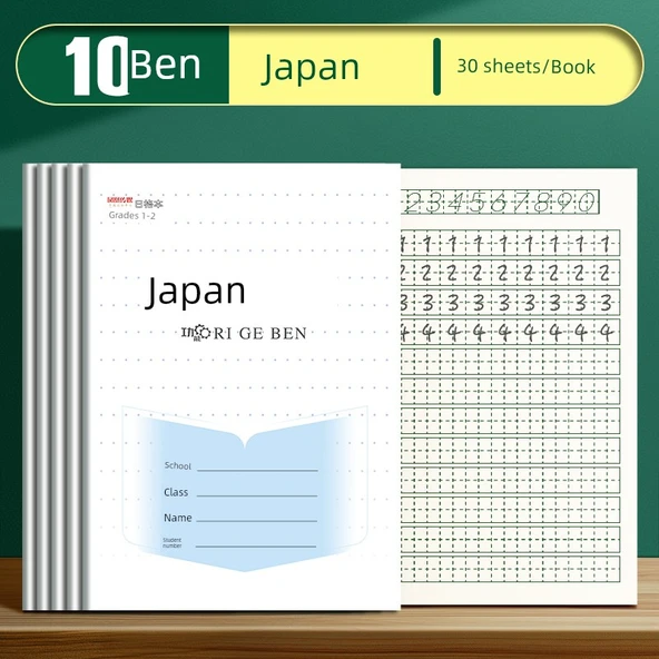 Kare Defter - Japonya - 10 Adet