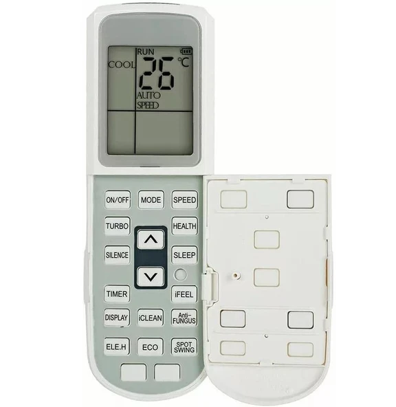 Baymak Elegant Soft 18 ile Uyumlu Duvar Tipi Split Klima Kumandası - 3