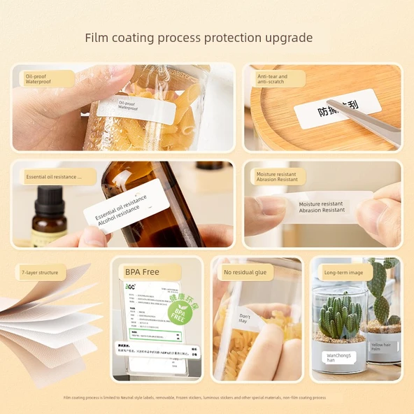 D101 Termal Etiket Kağıdı - 25x39mm - Hanhan - 160 Adet - Resim 5