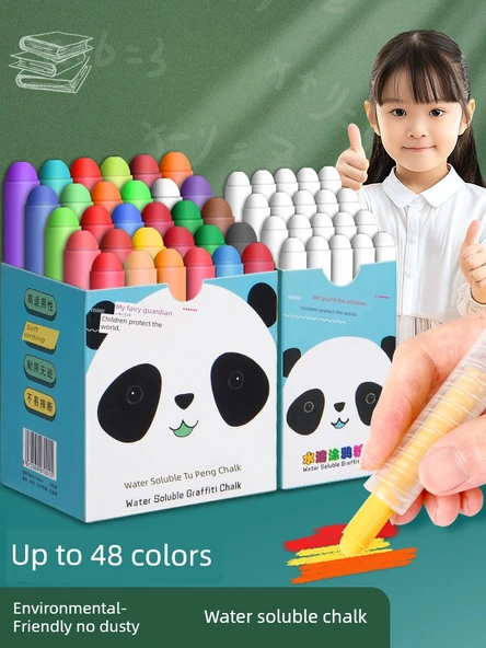 Suda Çözünebilen Tozsuz Tebeşir - 36 Renk - 2