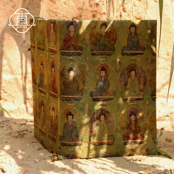 El Yapımı Defter - A5 - Boş Sayfa - Sabit Sayfa - Budist Figürü - 6