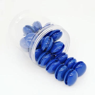 Yuvarlak Manyetik Klips - 3cm (50 Paket) Mavi