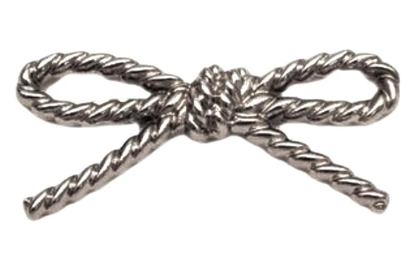 Çanta Aksesuar Gümüş Fiyonk Plaka Süs