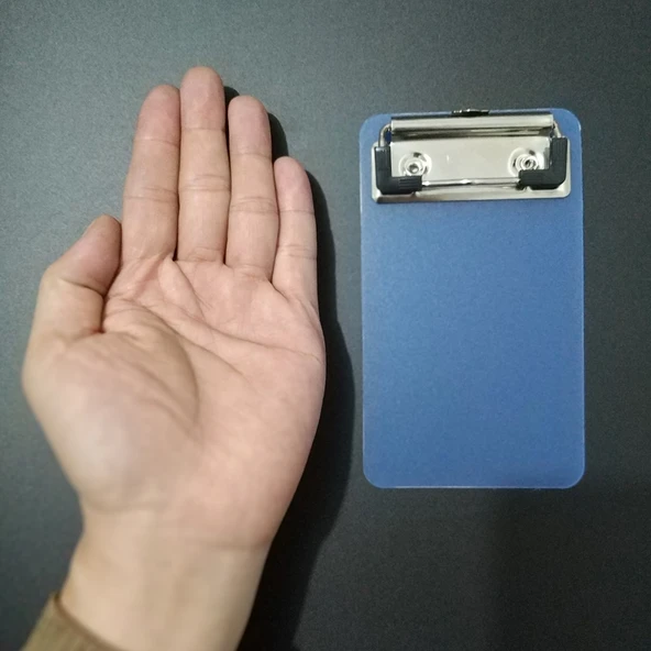 Restoran Fatura Klip Tutucu - A4PVC Beyaz Tabak Klip - Ölçekli - 12