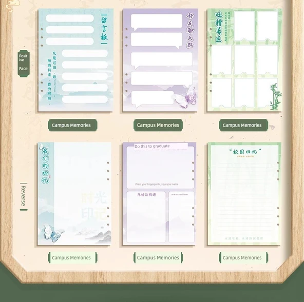 Çin Antik Tarzı Mezuniyet Albümü - Hayalleri At olarak Al [140 Sayfa] - 2 Çıkartma + Depolama Çantası - Resim 10