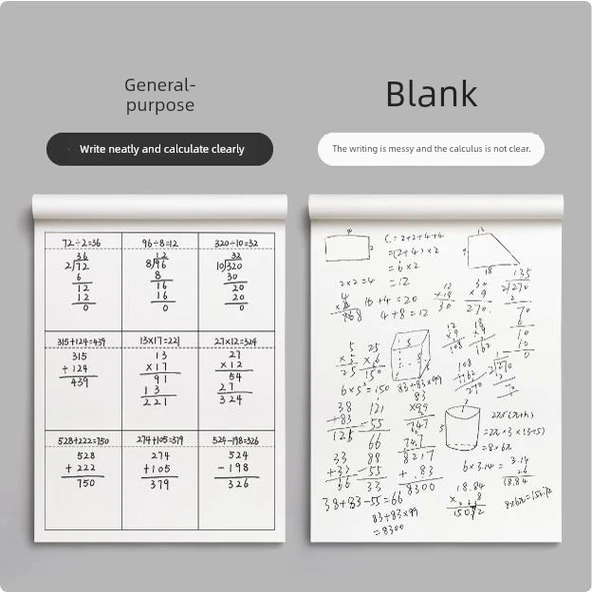 İlkokul Öğrencisi Kağıt - Dikey - 12 Adet - 480 Sayfa - Resim 3