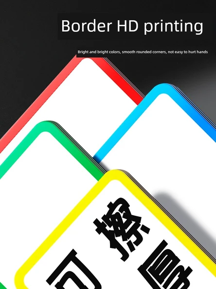 Silinebilir Manyetik Etiket - Kahverengi 10 - 10 x 5 cm - Resim 11