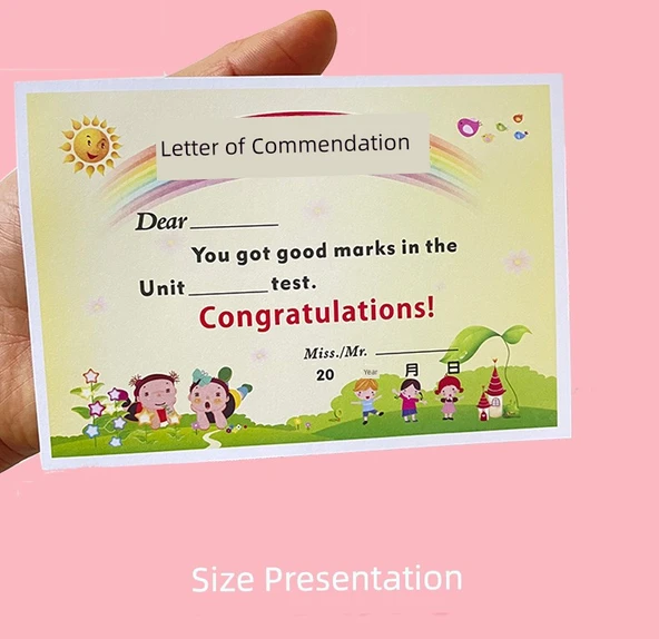 İngilizce Öğretmeni Takdir Mektupları Ödül Sertifikası - Takdir Mektubu No 1 (50 Adet) - Resim 10