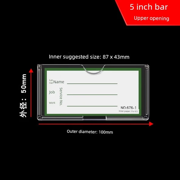 A4 Kağıt Koruyucu Dosya Kutusu - 5 inç Bar (Üst Açılı)