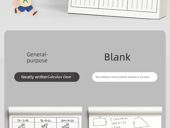 İlkokul Öğrencisi Kağıt - Dikey - 12 Adet - 480 Sayfa - Resim 8